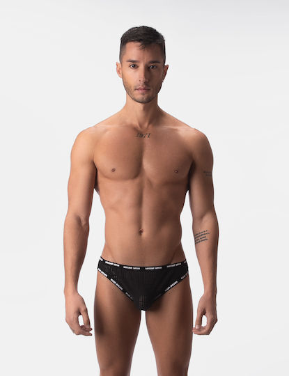 Barcode Berlin Karash Herren Sexy Slip Schwarz