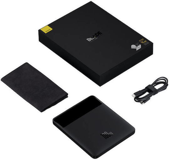 Baseus Blade Power Bank 20000mAh 100W with 2 USB-A Ports and 2 USB-C Ports Power Delivery Black