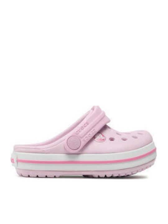 Crocband Clog T Children's Anatomical Beach Shoes Pink