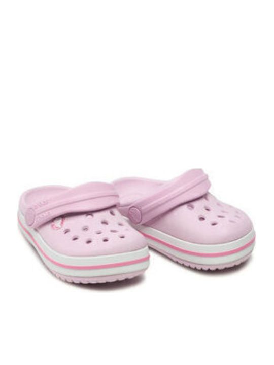 Crocband Clog T Children's Anatomical Beach Shoes Pink