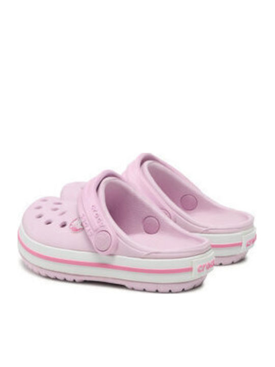 Crocband Clog T Children's Anatomical Beach Shoes Pink