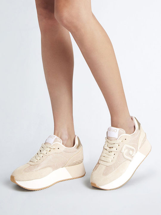 Flatforms Sneakers Sand / Light Gold