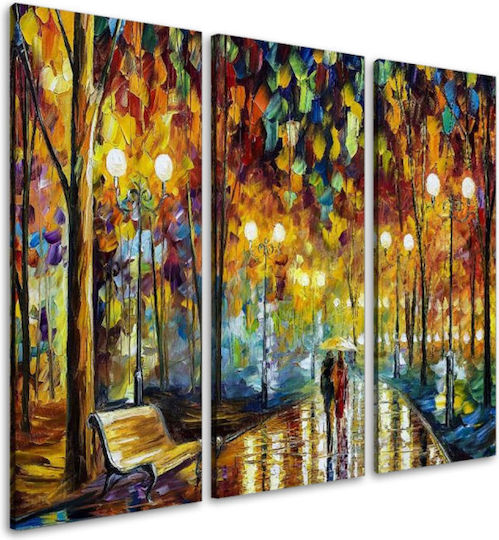 I-gallery Τρίπτυχος Πίνακας σε Καμβά 130x130cm