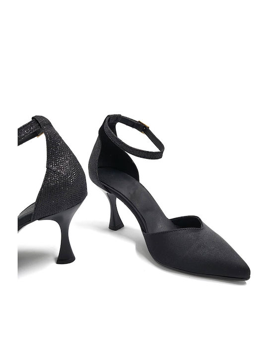 Black Heels with Strap