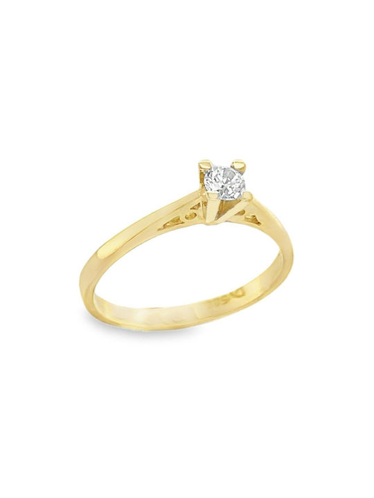 Xryseio Single Stone from Gold 14K