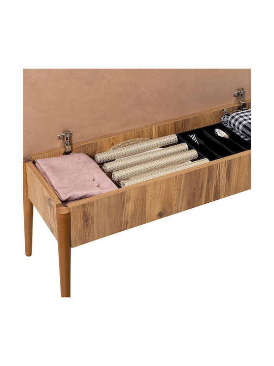 Alden Διθέσιος Καναπές Ανθρακί 110x40x85εκ.