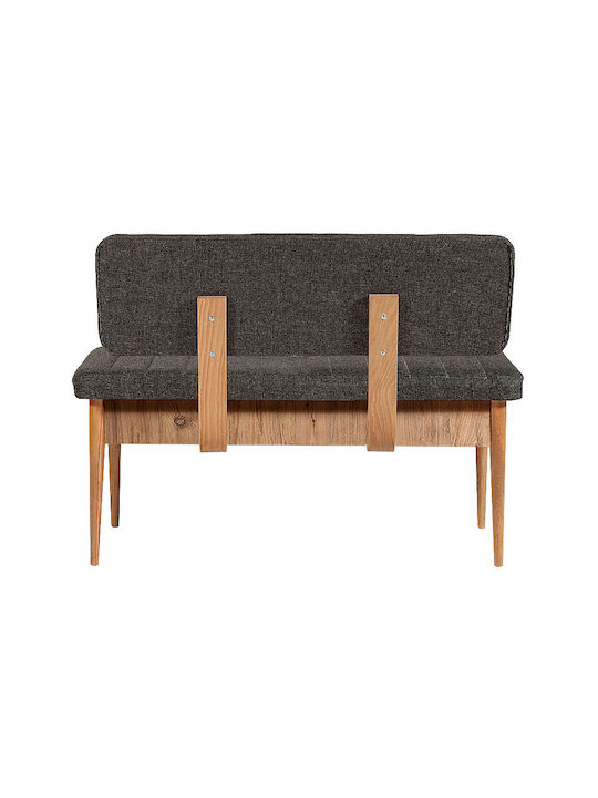 Alden Διθέσιος Καναπές Ανθρακί 110x40x85εκ.