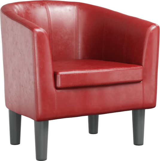 Πολυθρόνα 46.5x45x68cm Μπορντό Πολυθρόνα 46.5x45x68cm Μπορντό
