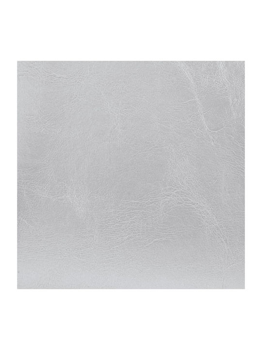 Πολυθρόνα από Δερματίνη Ασημί 46.5x45x68cm