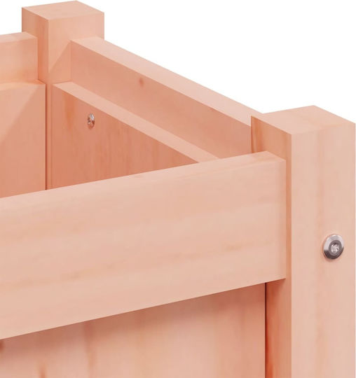 vidaXL Set 2 Planters Wooden Brown