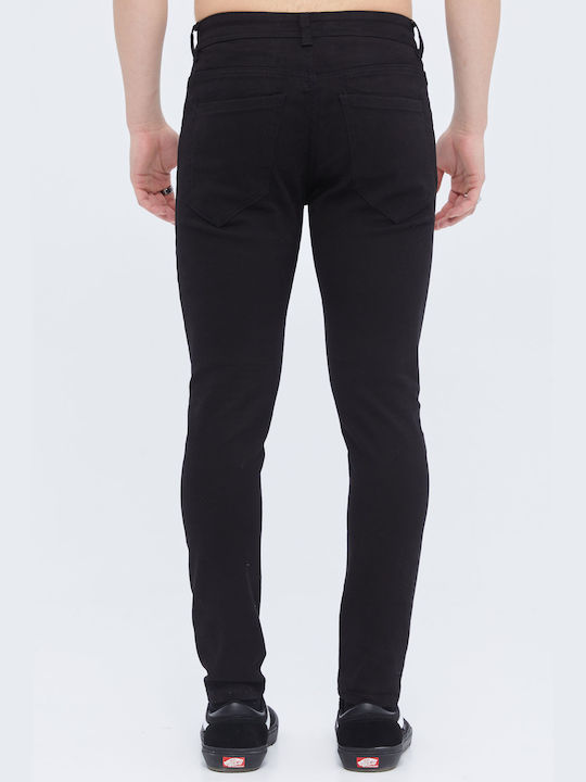 Aristoteli Bitsiani Herren Jeanshose in Skinny Fit Schwarz