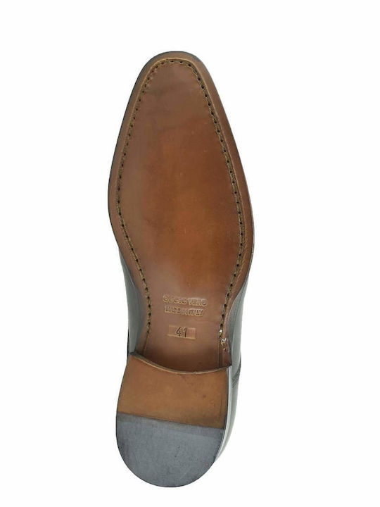 Leder Herrenschuhe Gray