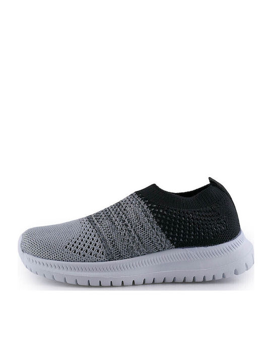 Παιδικά Sneakers Slip-on Μαύρα