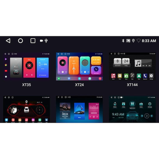 Digital IQ Sistem Audio Auto pentru Fiat Doblo 2010-2015 (Bluetooth/USB/AUX/WiFi/GPS/Apple-Carplay/Android-Auto) cu Ecran Tactil 9"