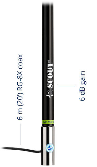 West Scout Κεραία Σκάφους VHF