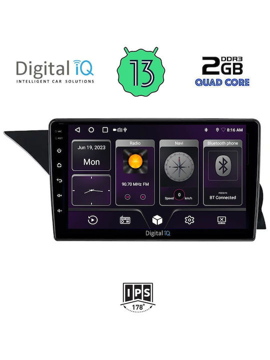 Digital IQ Car Audio System for Mercedes-Benz GLK 2013-2017 (Bluetooth/USB/AUX/WiFi/GPS/Android-Auto) with Touch Screen 9"