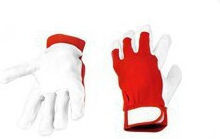 Cipisa Gloves for Work Red Leather 1pcs