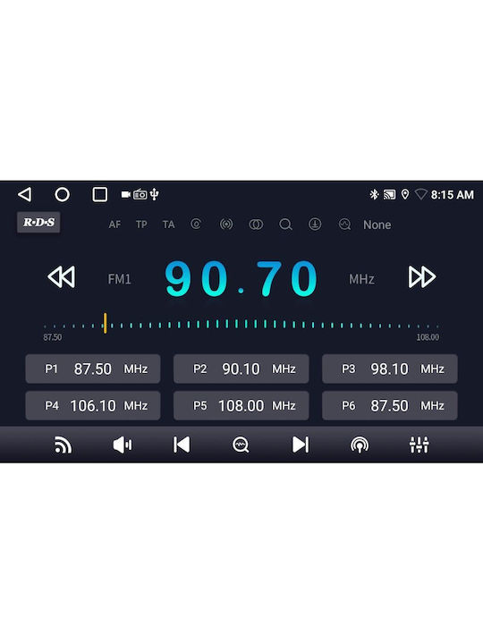 Digital IQ Ηχοσύστημα Αυτοκινήτου (Bluetooth/USB/WiFi/GPS/Apple-Carplay/Android-Auto) με Οθόνη Αφής 9"