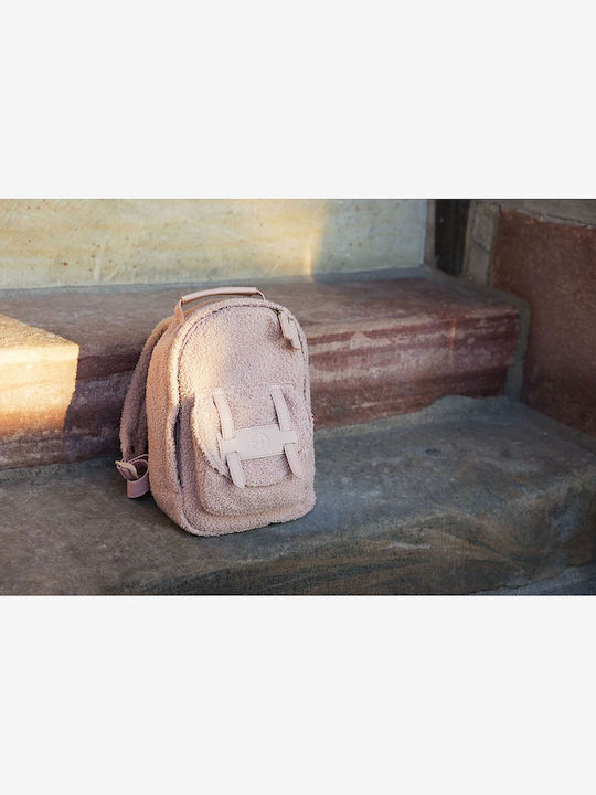 Childhome Σχολική Τσάντα Πλάτης Νηπιαγωγείου Ροζ με Θήκη για Παγούρι 7lt