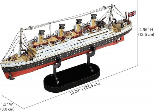 Piececool Παιχνίδι Κατασκευών Μεταλλικό Titanic