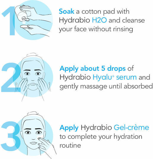 Bioderma Hydrabio Hyalu+ Serum - Self-Hydrating and Volume-Replenishing Serum