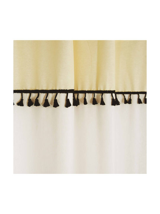 Decocraft Boho Blackout Curtain with Grommets 140x260cm