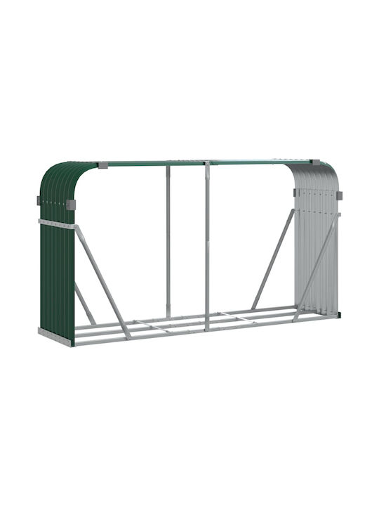 vidaXL Metallisch Regal Holzlagerung 234x45x100cm