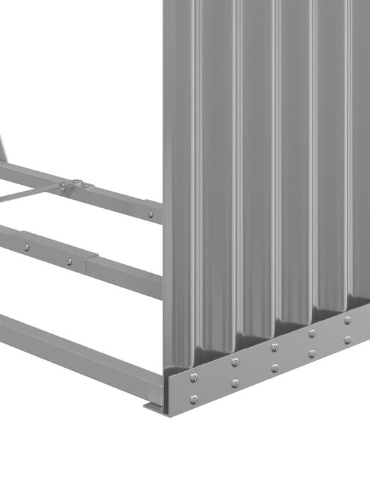 vidaXL Metallisch Regal Holzlagerung 120x45x210cm