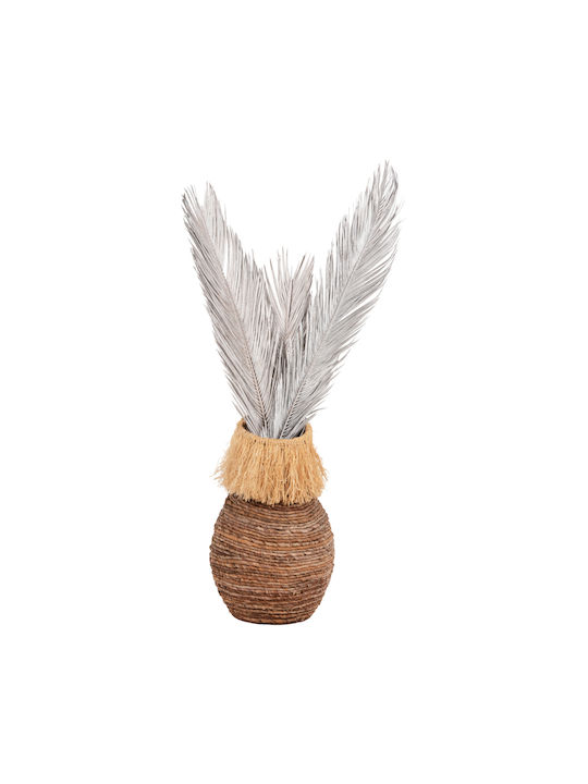 Getrocknete Pflanze Palme Silber HomeMarkt