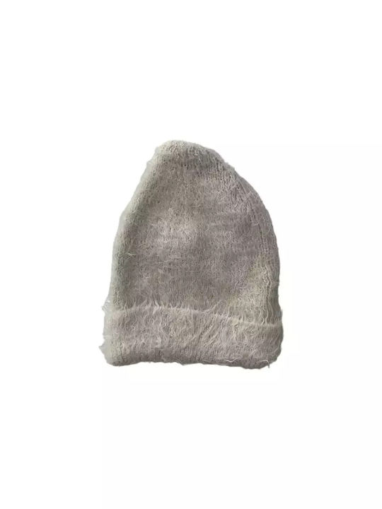 Beanie Γυναικείος Σκούφος Πλεκτός σε Μπεζ χρώμα