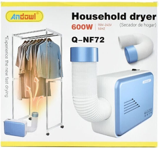 Andowl Plastic Electric Floor Clothes Drying Rack 600W Andowl Plastic Electric Floor Clothes Drying Rack 600W
