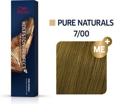 Wella Koleston Perfect Me+ Pure Naturals Боя за Коса 7/00 Руса интензивна естествена 60мл