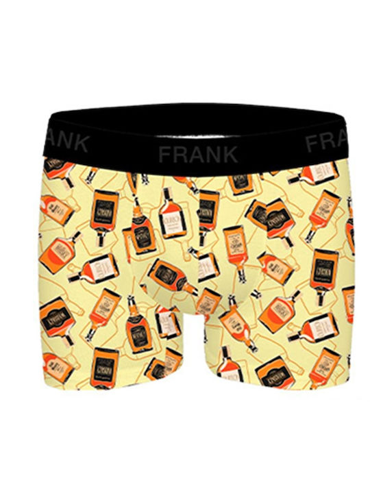 John Frank Double Fun Men's Boxers Multicolour with Patterns 2Pack