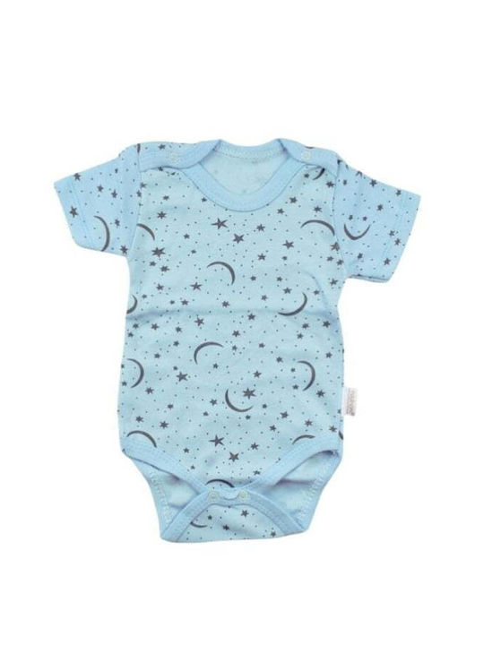 Nayinom Set Baby Strampler Kurzärmelig mit Hose Blue