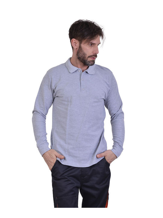 Gildan Men's Long Sleeve Promotional Blouse Gray