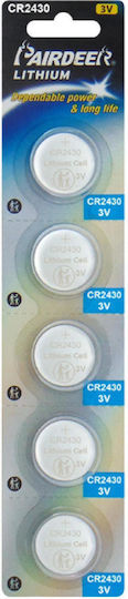 Batterien Lithium für Uhren CR2430 3V 5Stück