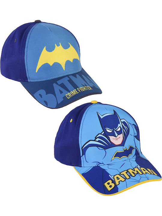 Cerda Παιδικό Καπέλο Jockey Υφασμάτινο Batman Κίτρινο