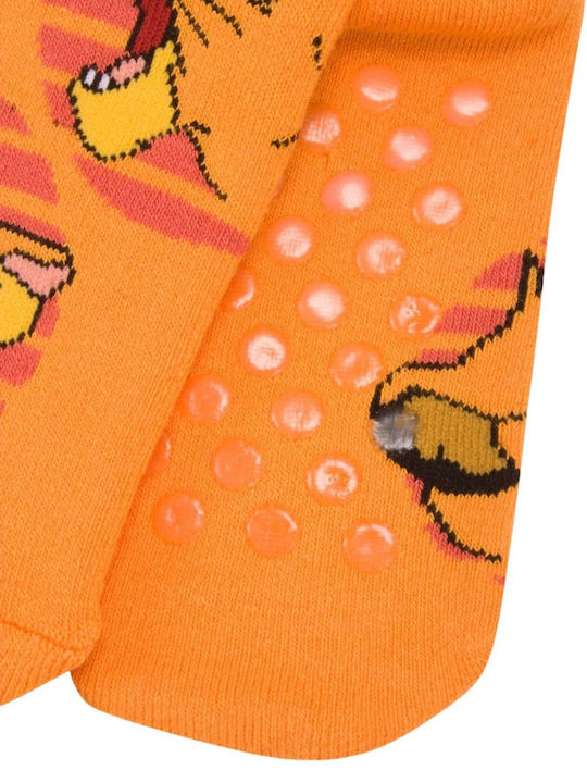 Cimpa Kids' Socks Non-Slip Lion King Orange