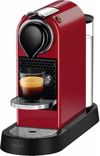 Krups Citiz Pod Coffee Machine Nespresso Pressure 19bar Red