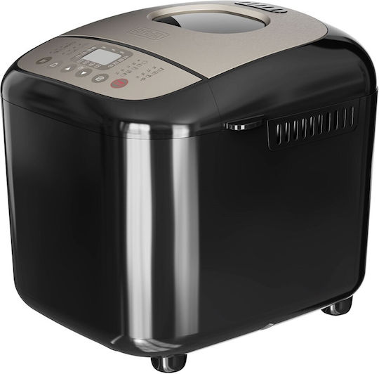 Black & Decker Bread Maker 600W with Container Capacity 1000gr and 3 Baking Programs