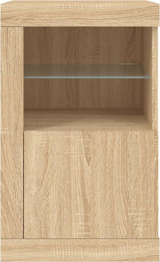 Rechteckiger Beistelltisch aus Holz Beige 2 Stücke M37xB41xH67cm vidaXL