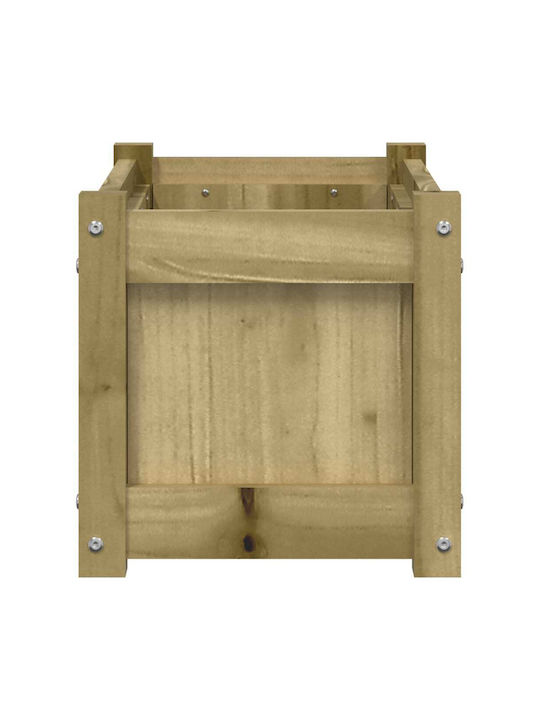 vidaXL Planter Box Wooden Brown 60x31x31cm.
