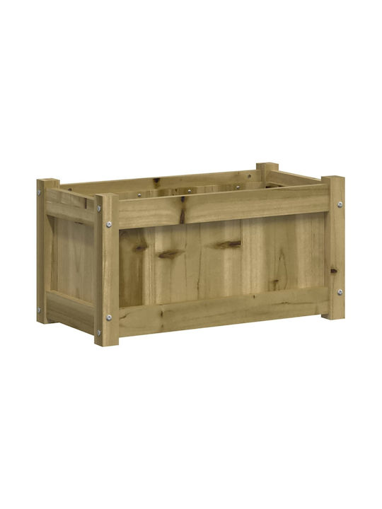 vidaXL Planter Box Wooden Brown 60x31x31cm.