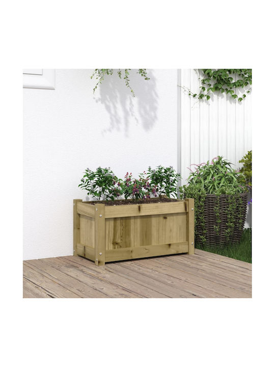 vidaXL Planter Box Wooden Brown 60x31x31cm.