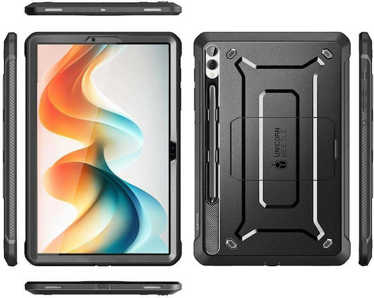 Supcase Unicorn Beetle Pro Flip Cover Μαύρη (Galaxy Tab S9+ Plus 12.4 X810 / X816B)