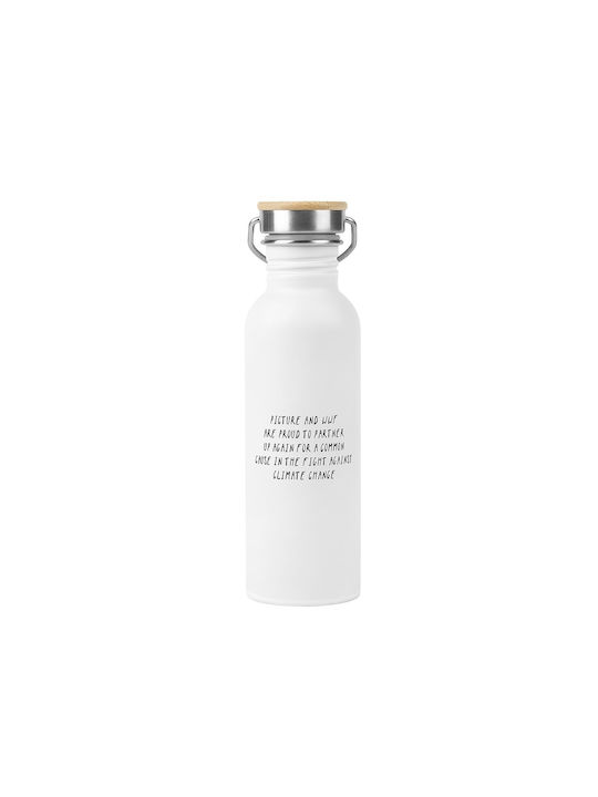 Picture Organic Clothing Water Bottle 750ml White