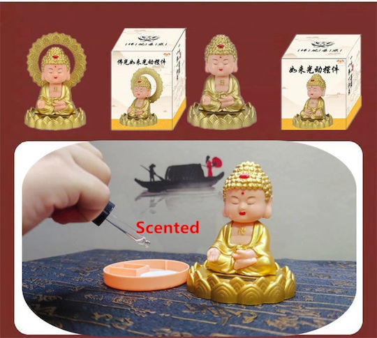 Decorative Buddha made of Plastic Prosperity 11x8.5cm 1pcs