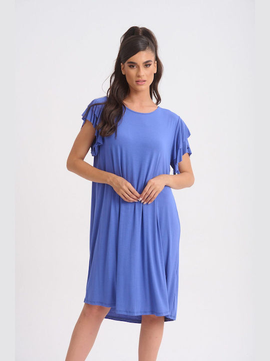 Comfuzio Mini Dress Blue