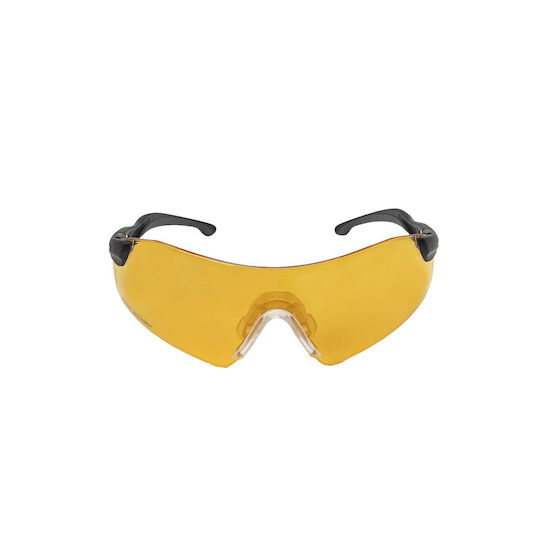 Asg Shooting Glasses Set of 4 Lenses with Anti-Glare Protection Black