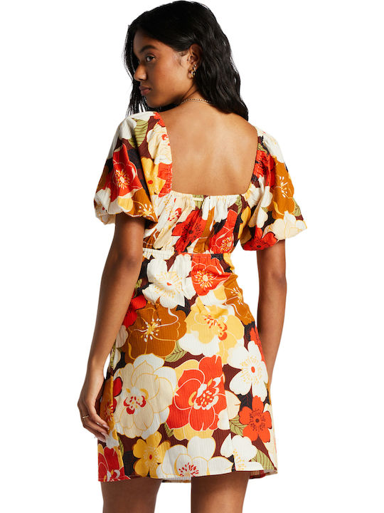 Shine Bright Summer Mini Dress Floral